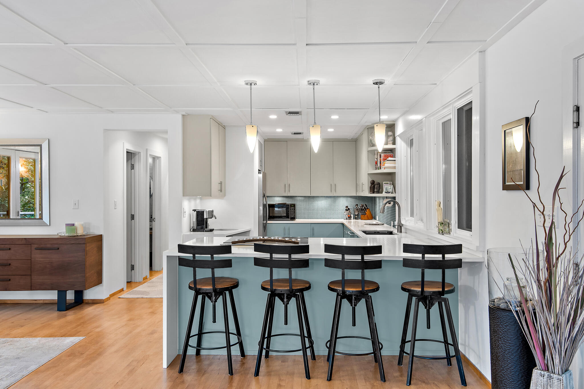 235 North Bishop Road Santa Rosa Beach, FL 32459 - Photo 10 of 68 a view of a dining room with furniture and wooden floor