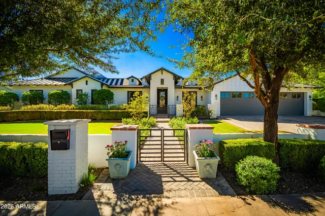 a view of a house with swimming pool