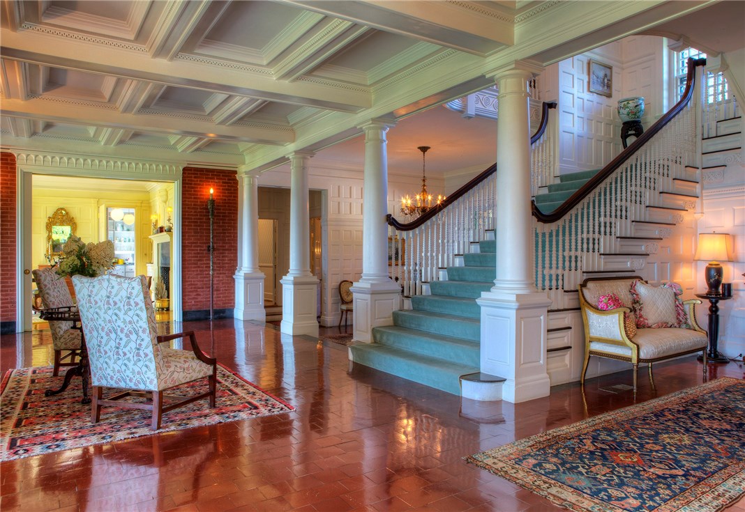 225 Ruggles Avenue Newport, RI 02840 - Photo 13 of 40 Detailed grand staircase