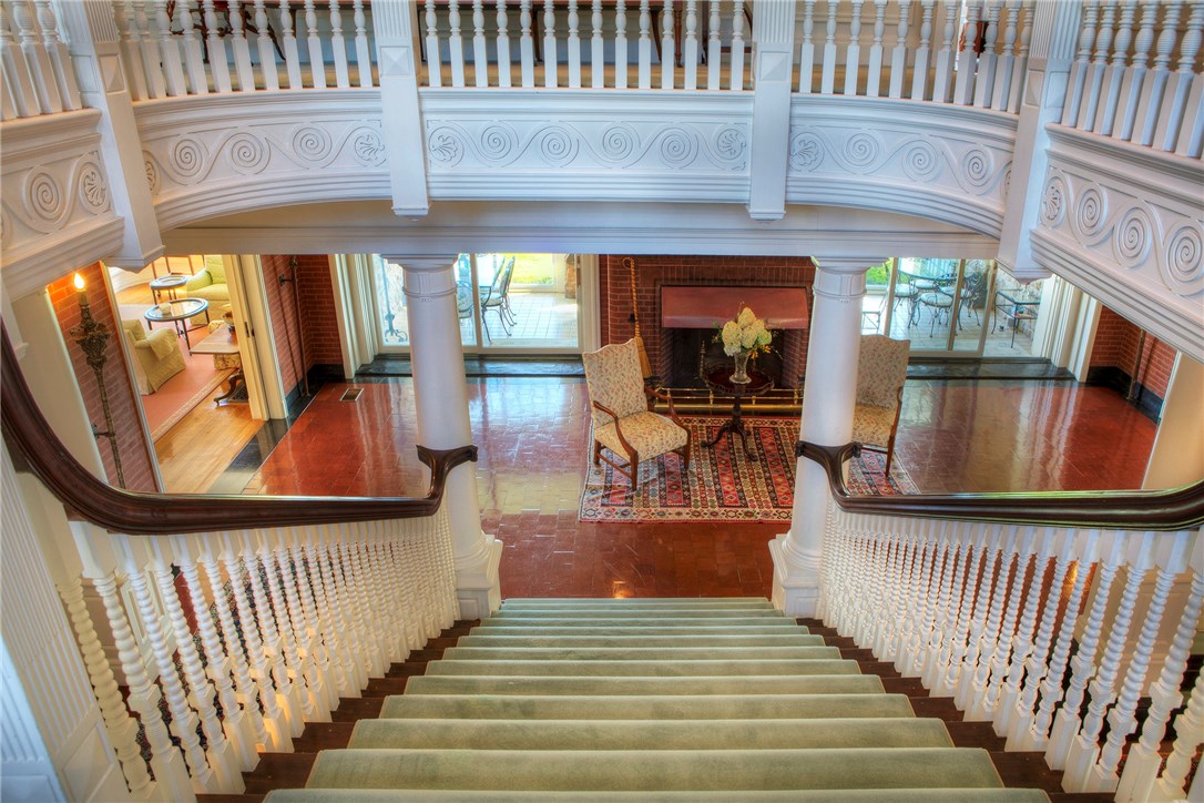 225 Ruggles Avenue Newport, RI 02840 - Photo 24 of 40 Stunning, wood-detailed grand staircase.