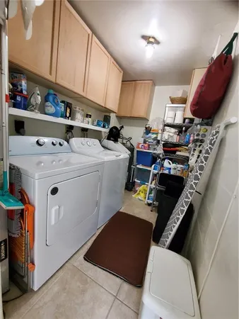 a room with storage and utility