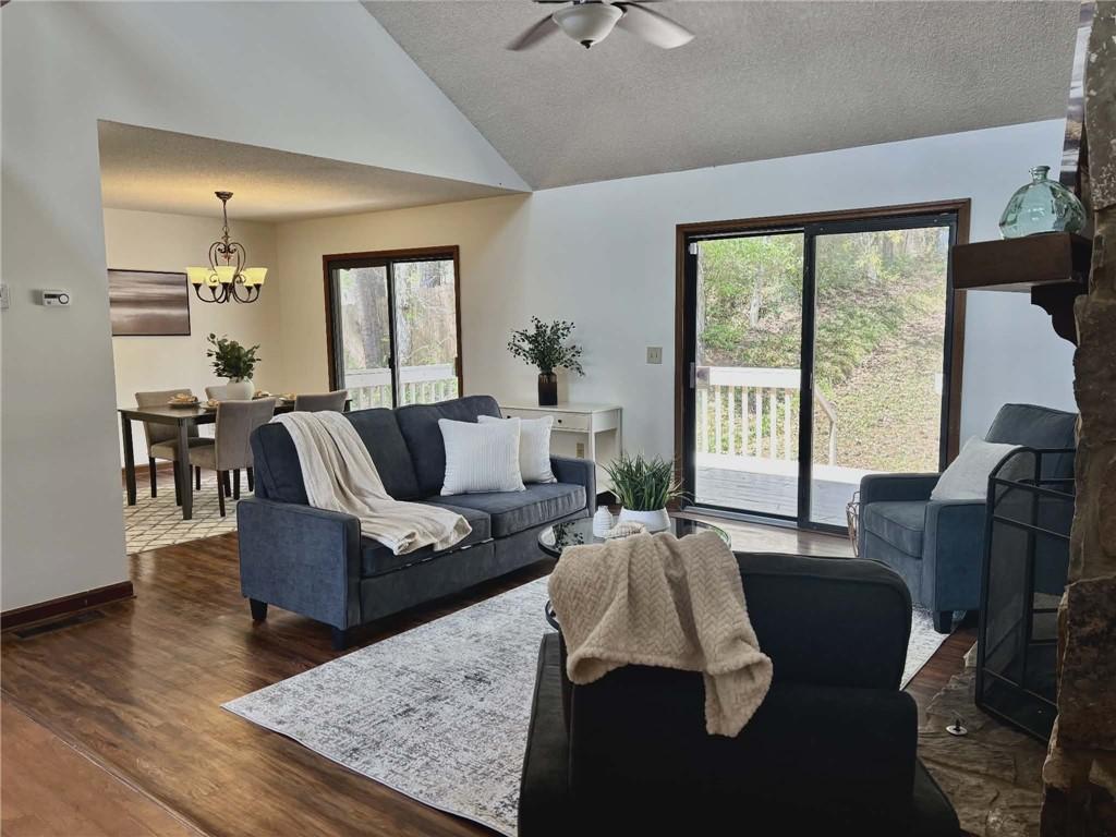340 Farm Path Roswell, GA 30075 - Photo 5 of 21 a living room with furniture and a large window