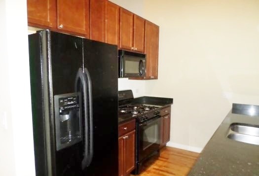 1151 West 15th Street, Unit 104 Chicago, IL 60608 - Photo 4 of 9 a kitchen with stainless steel appliances granite countertop a refrigerator and a stove