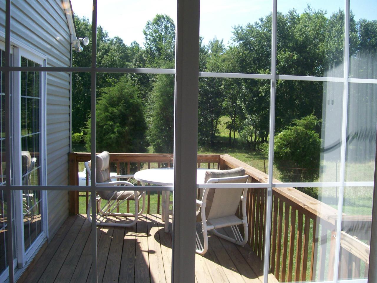 207 Farmington Road Hardy, VA 24101 - Photo 7 of 18 a view of balcony with chairs