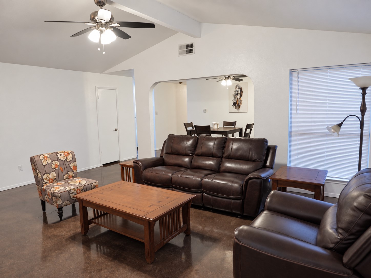 11404 Ruffed Grouse Drive Austin, TX 78758 - Photo 8 of 21 Living room open to dining area