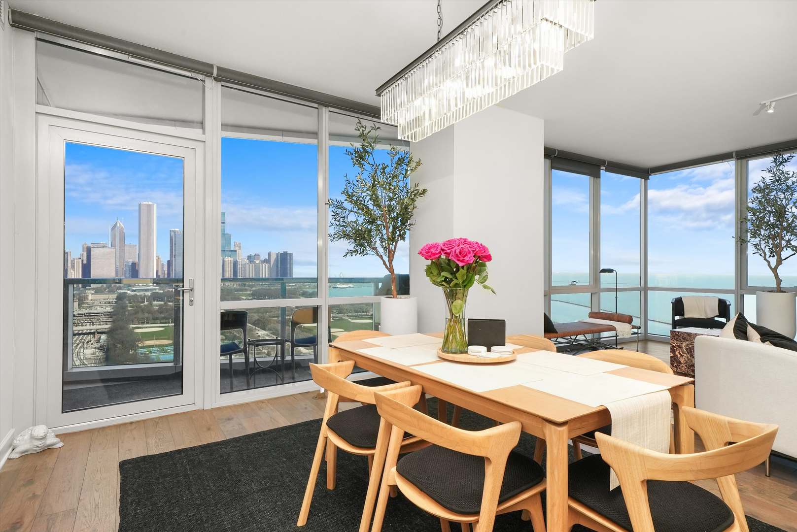 1201 South Prairie Avenue, Unit 2403 Chicago, IL 60605 - Photo 6 of 52 a dining room with furniture and window