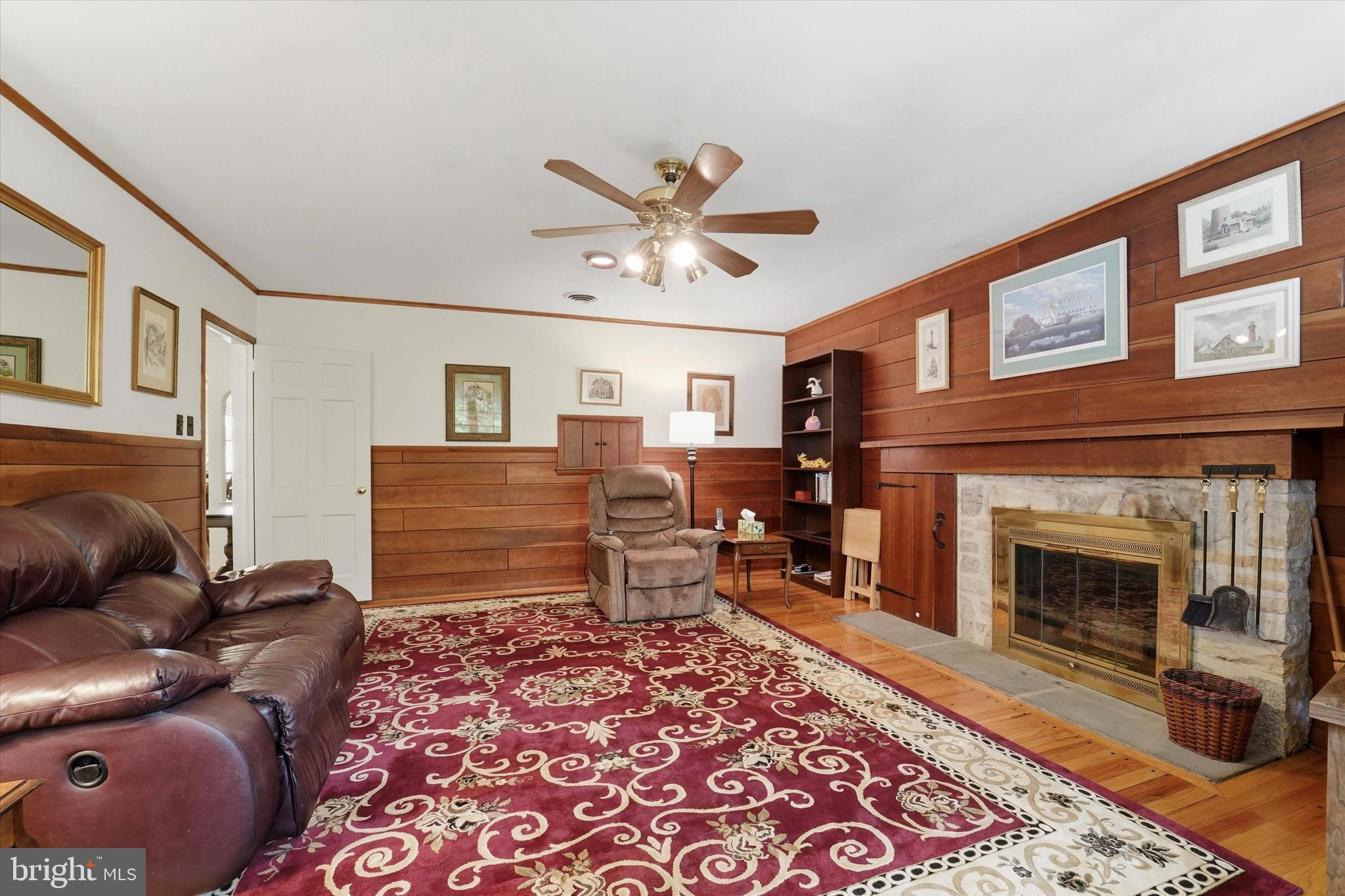 1811 Sharon Road Jenkintown, PA 19046 - Photo 10 of 31 Family Room with fireplace
