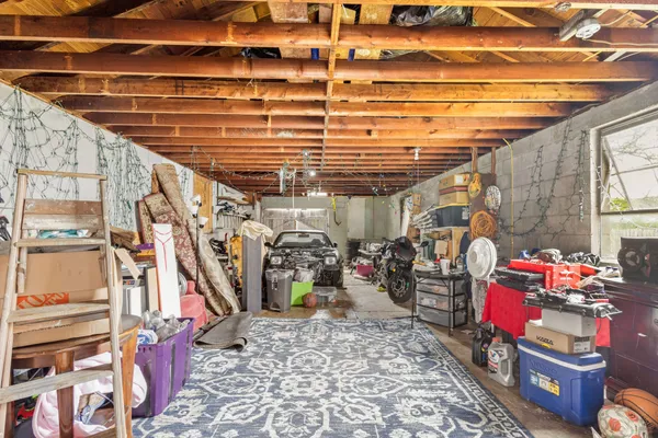 a view of storage and utility room