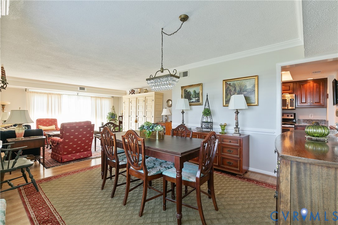 2956 Hathaway Road, Unit U1212 Richmond, VA 23225 - Photo 12 of 31 Dining room looking back to living room and balcon