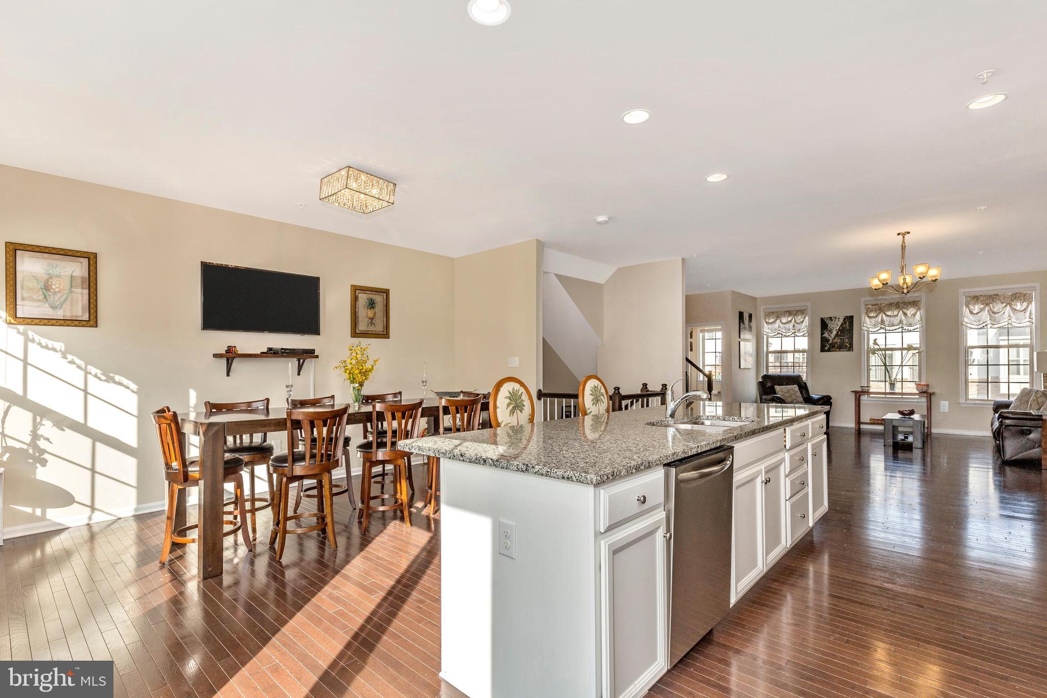 4730 Cambria Road Frederick, MD 21703 - Photo 11 of 42 Open floor plan to family dining area