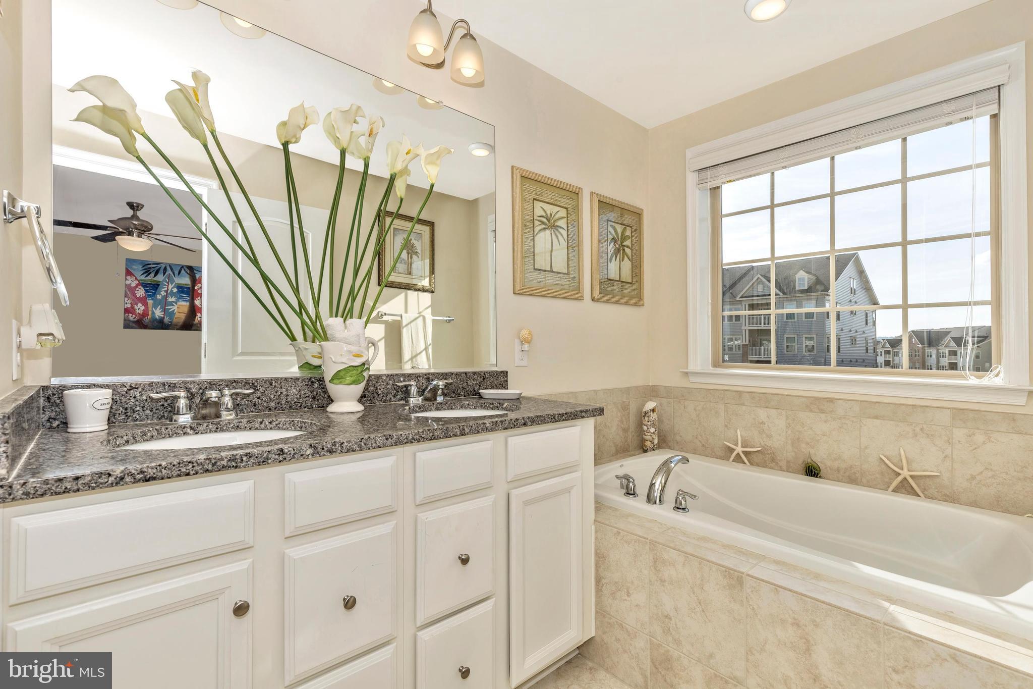 4730 Cambria Road Frederick, MD 21703 - Photo 20 of 42 Double sinks, soaking tub, sunshine spells RELAX!