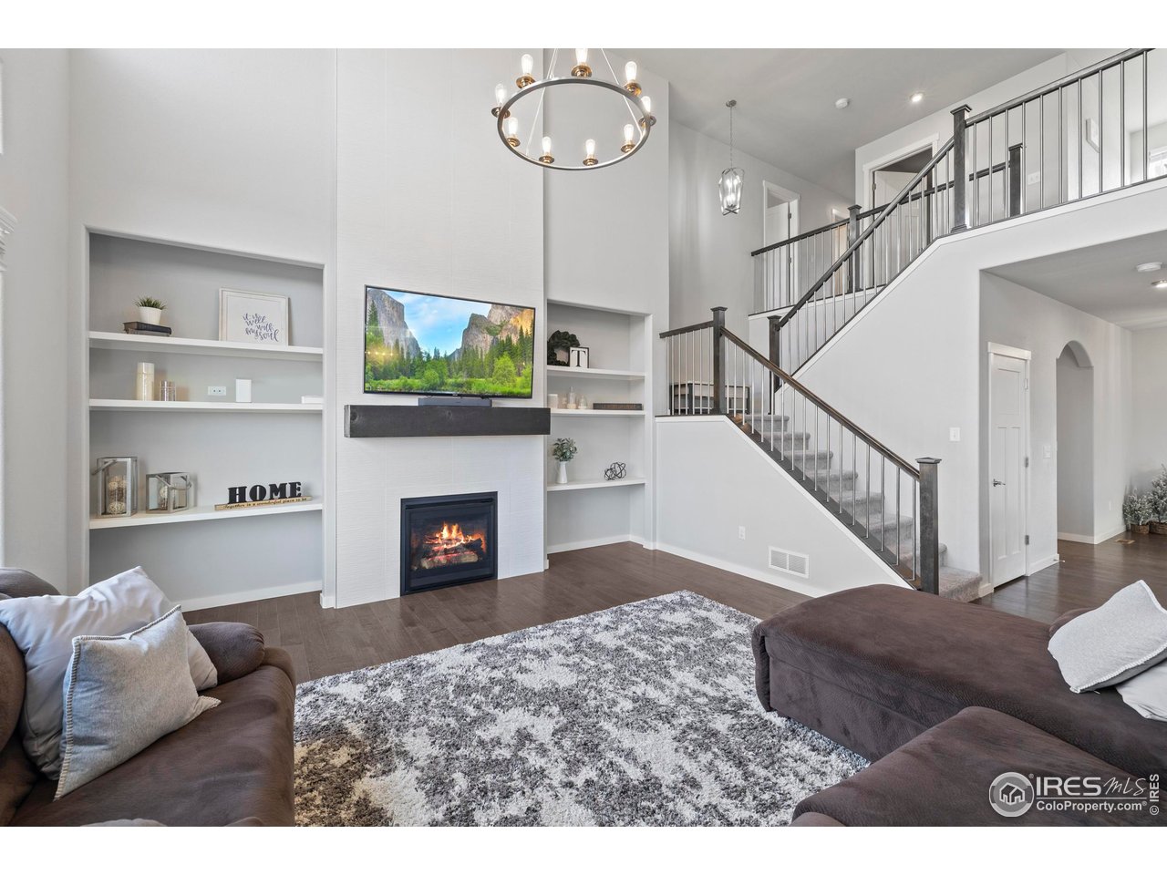 7142 Cottage Court Timnath, CO 80547 - Photo 5 of 29 Built in Shelving in living room