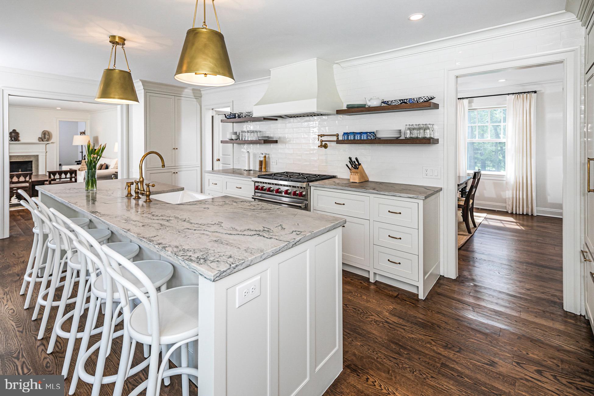 38 Pardee Circle Princeton, NJ 08540 - Photo 17 of 42 Kitchen With Ample Seating on Center Island