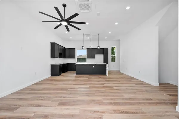 a view of kitchen and microwave