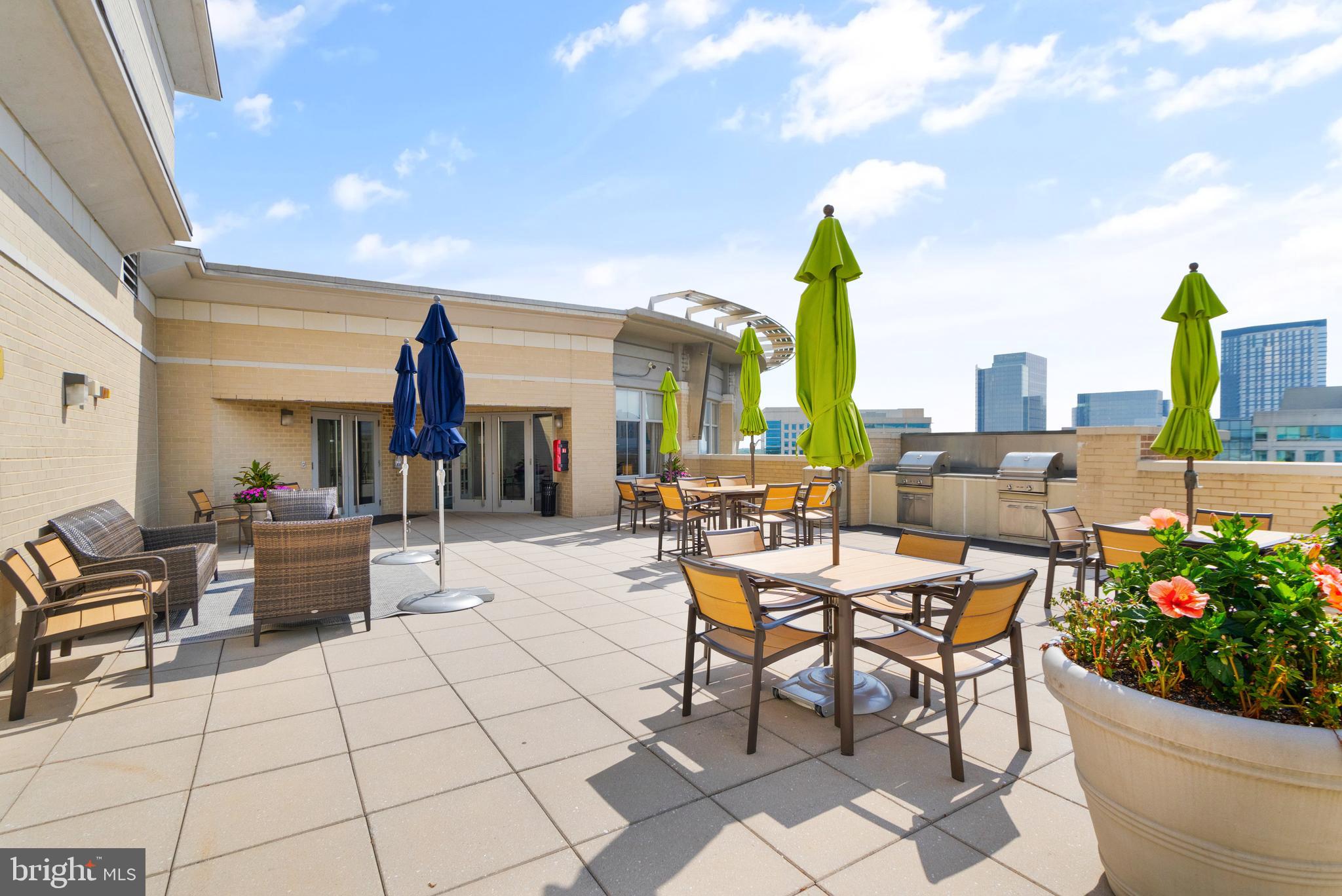 11800 Sunset Hills Road, Unit 1120 Reston, VA 20190 - Photo 35 of 61 Rooftop barbeque and patio