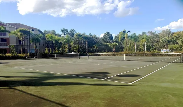 a view of a tennis court