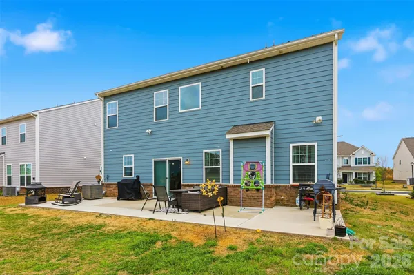 a view of a house with patio