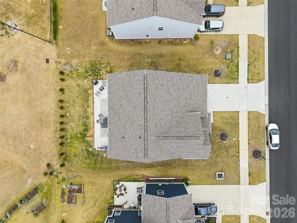 aerial view of a bathroom