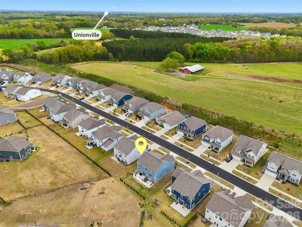 a view of a city with a lake