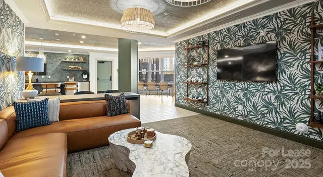 view of living room with wooden floor