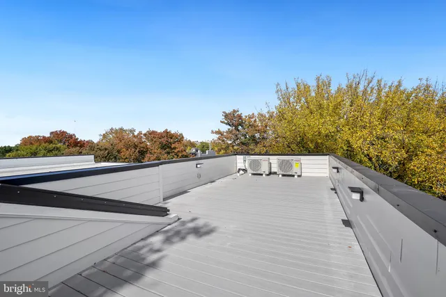 a terrace view with two chairs