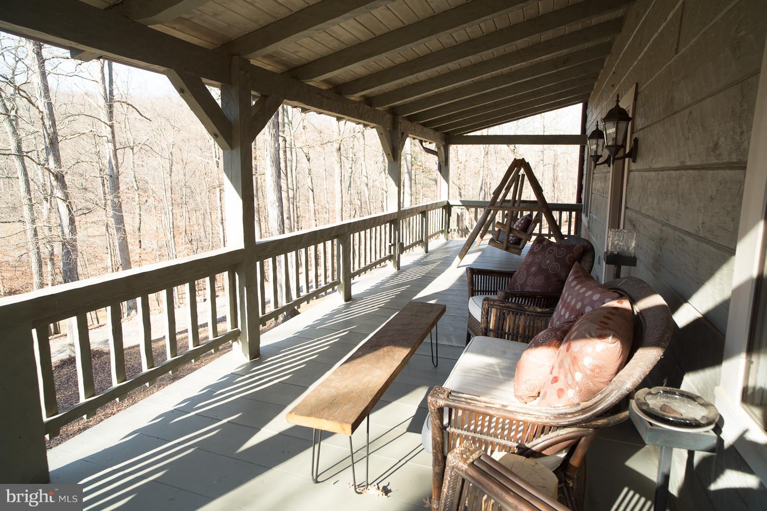 3811 Ebenezer Road Bluemont, VA 20135 - Photo 7 of 30 Main level covered porch with sunset views
