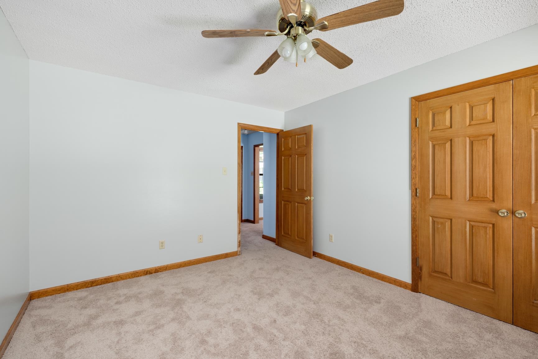478 McQuiston Road Brighton, TN 38011 - Photo 25 of 37 Unfurnished bedroom featuring a textured ceiling, carpet floors, and ceiling fan