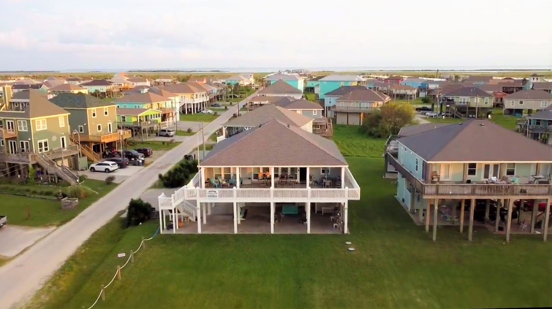 956 South Redfish Crystal Beach, TX 77650 - Photo 7 of 20 a view of a city with tall buildings
