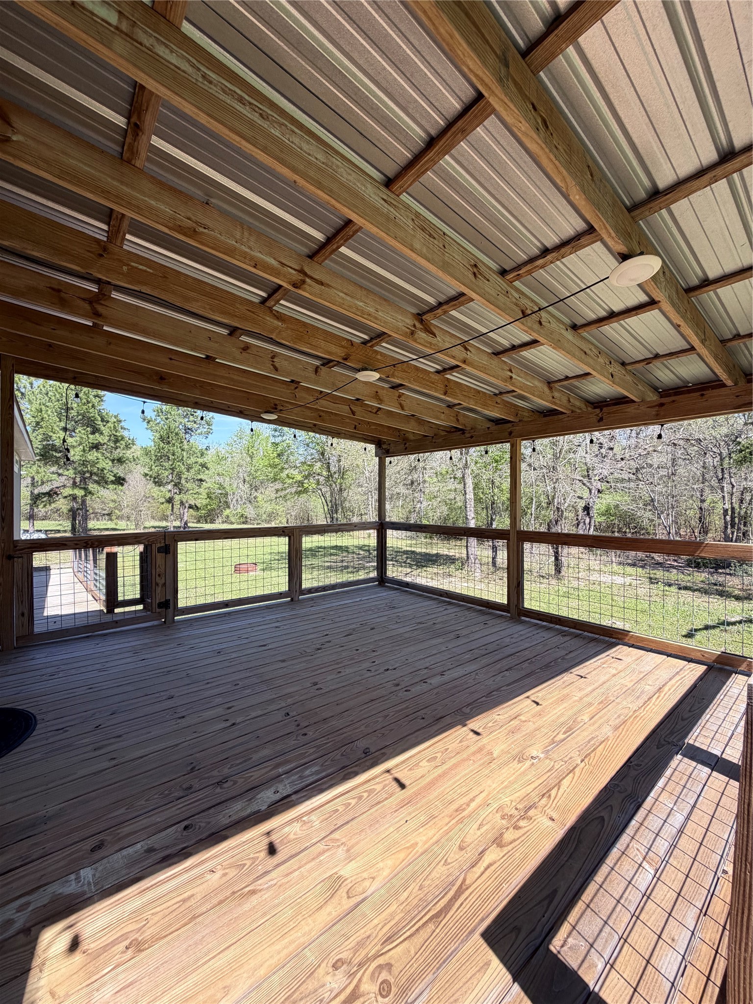 59 Forgotten Road Richards, TX 77873 - Photo 11 of 21 a view of a backyard of the house