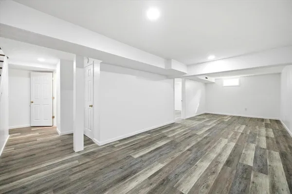 wooden floor in an empty room