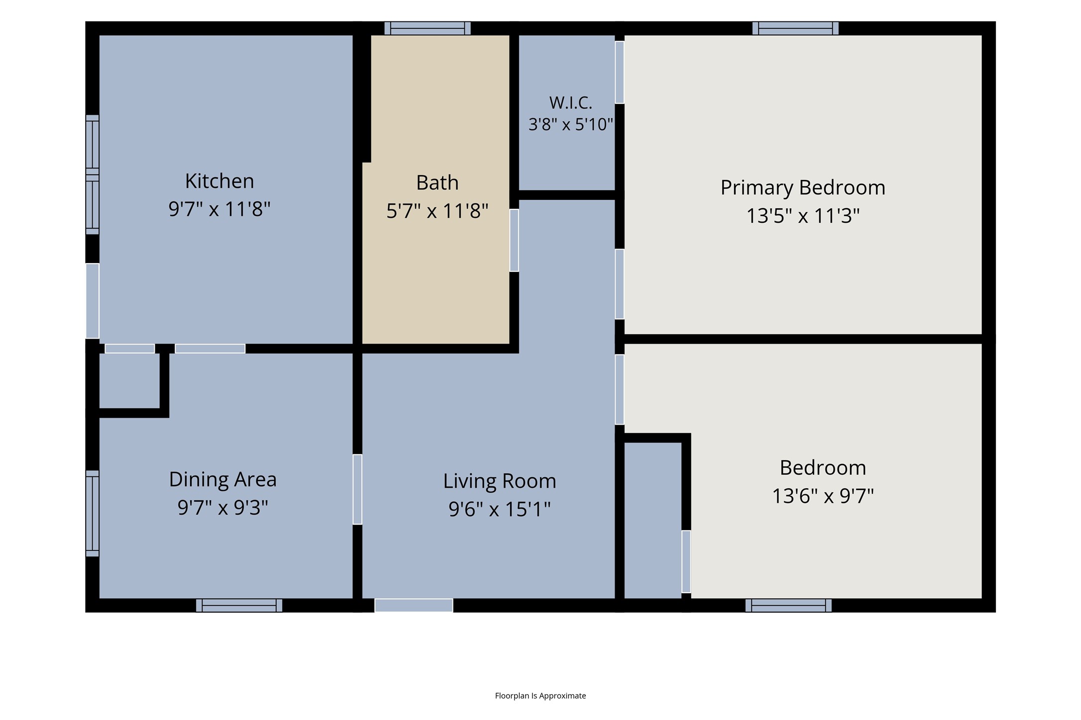 1107 Vargas Road Austin, TX 78741 - Photo 17 of 17 A well-organized floor plan highlights efficient room dimensions and seamless flow between living spaces.