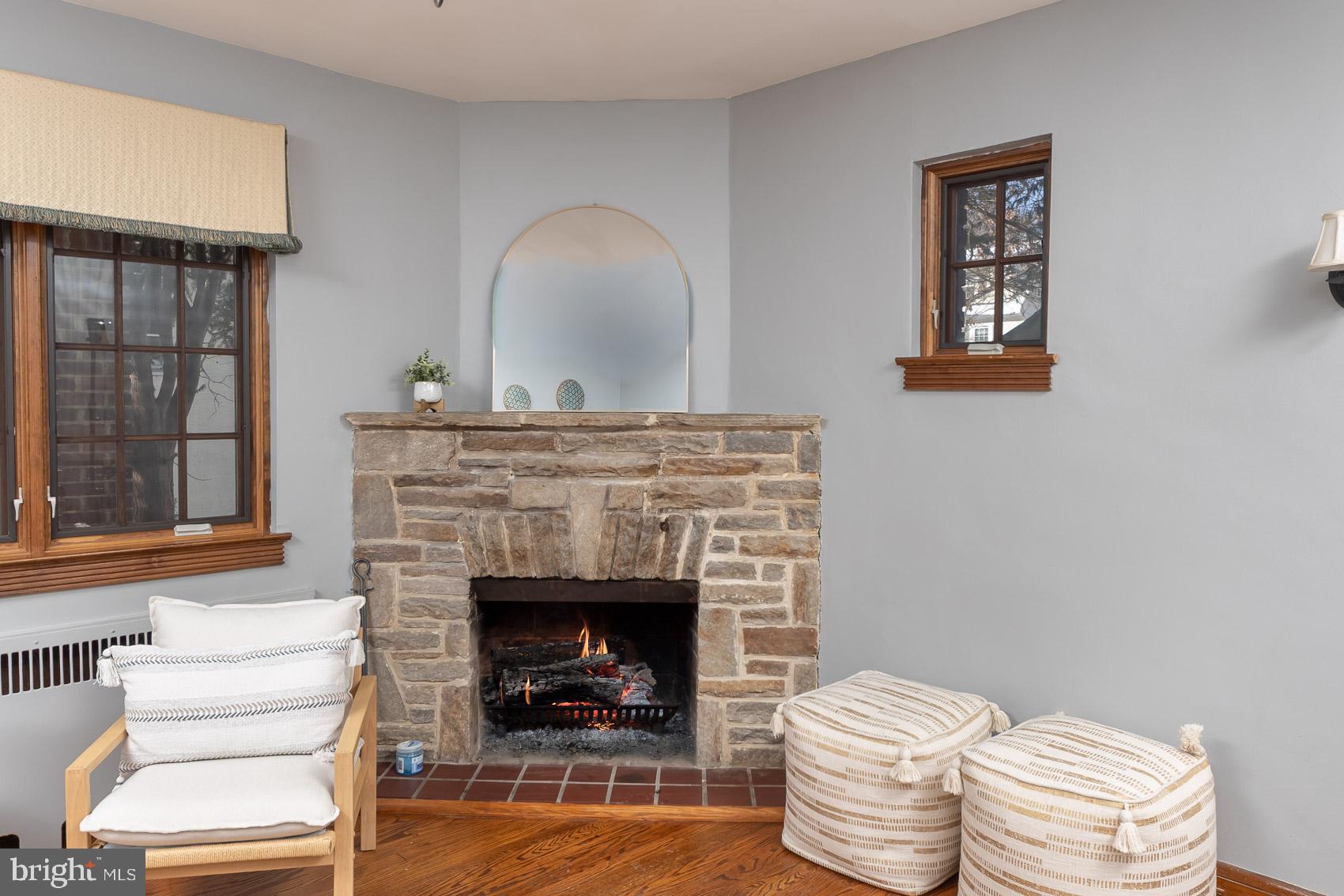 613 Anneslie Road Baltimore, MD 21212 - Photo 5 of 48 a living room with a fireplace and a four couches