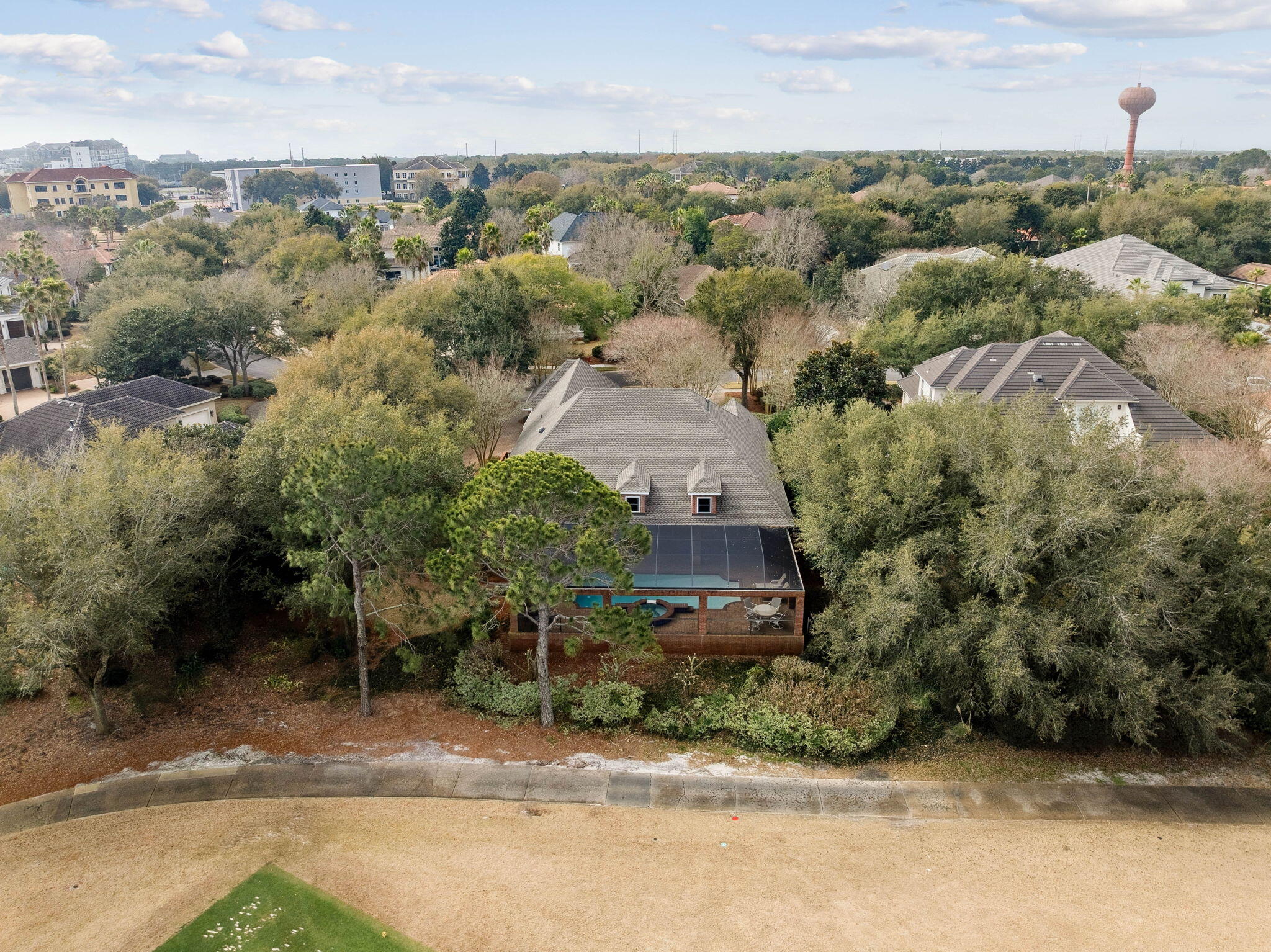 6326 Augusta Cove Destin, FL 32541 - Photo 14 of 71 17-Aerial-Rear-Pool-Neighborhood