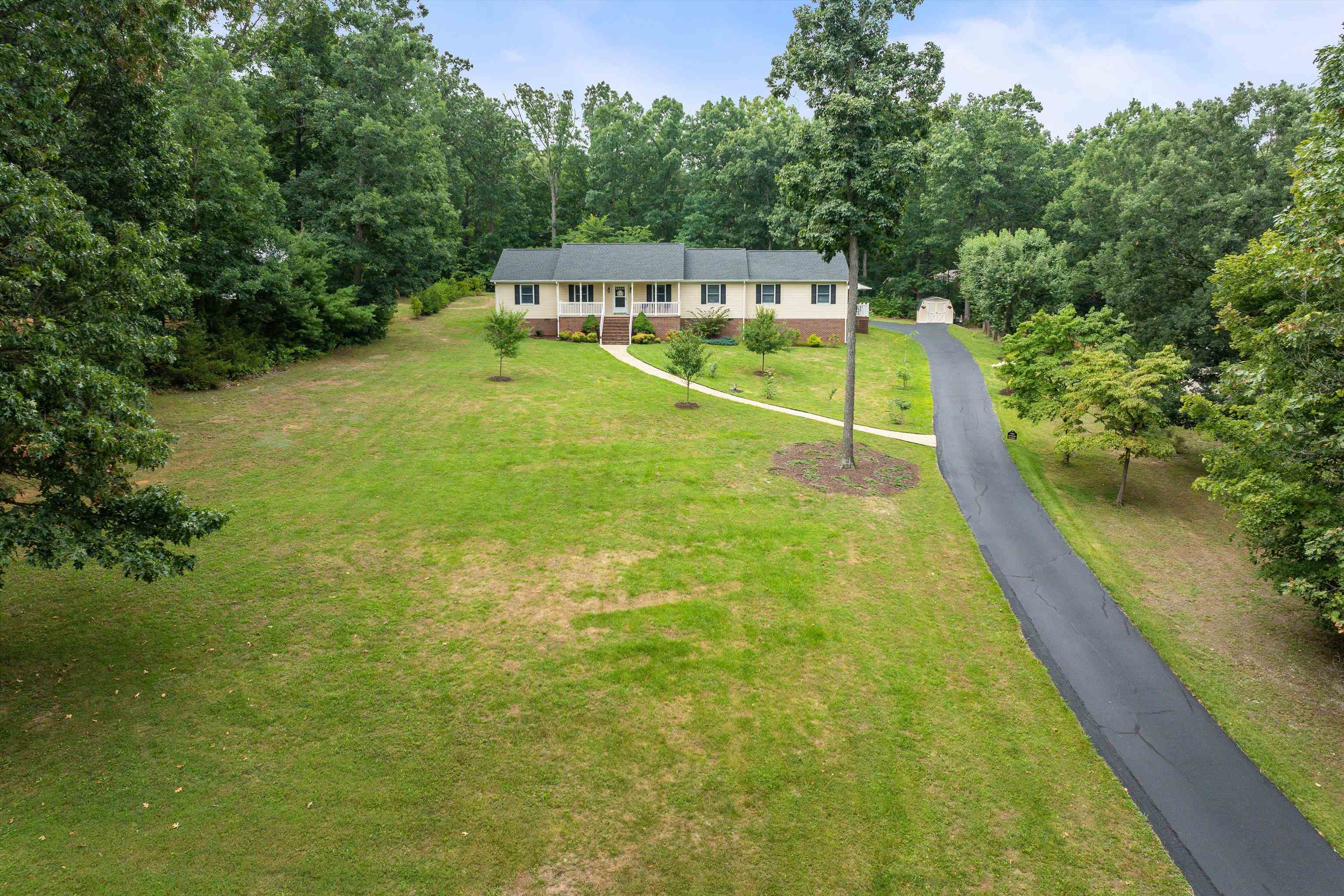 31 Folly Mills Station Road Staunton, VA 24401 - Photo 40 of 48 a view of a swimming pool with a patio