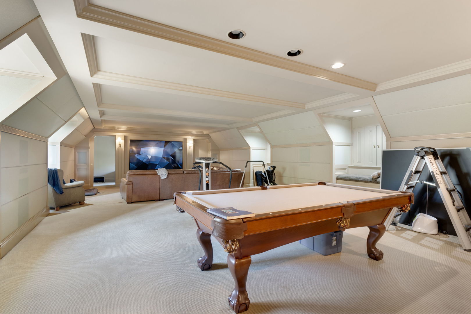 1490 Lake Road Lake Forest, IL 60045 - Photo 25 of 44 a room with pool table and windows