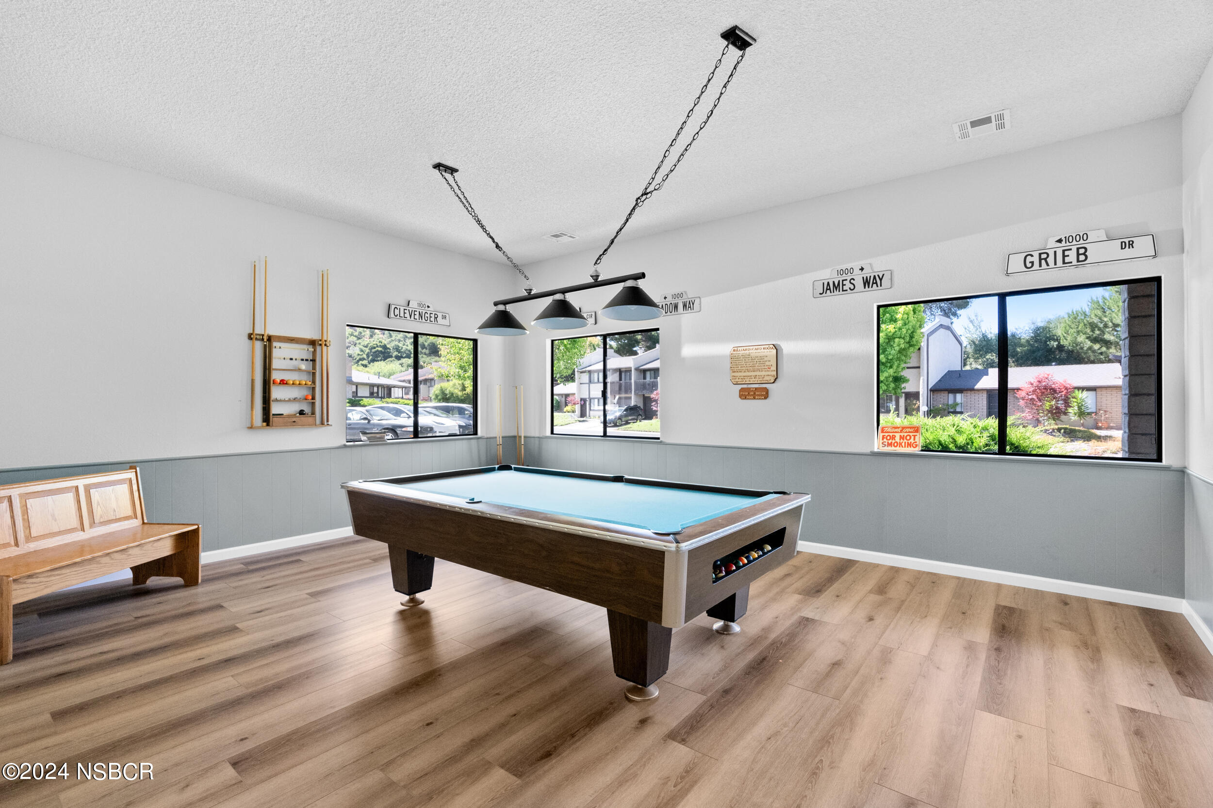1113 James Way Arroyo Grande, CA 93420 - Photo 26 of 30 a room with wooden floor and pool table