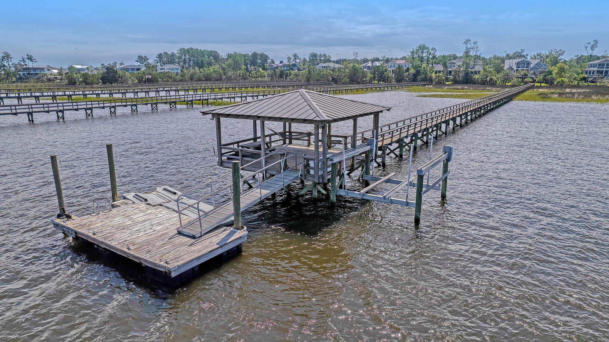 2733 Fountainhead Way Mount Pleasant, SC 29466 - Photo 69 of 98 2733 Fountainhead dock from water