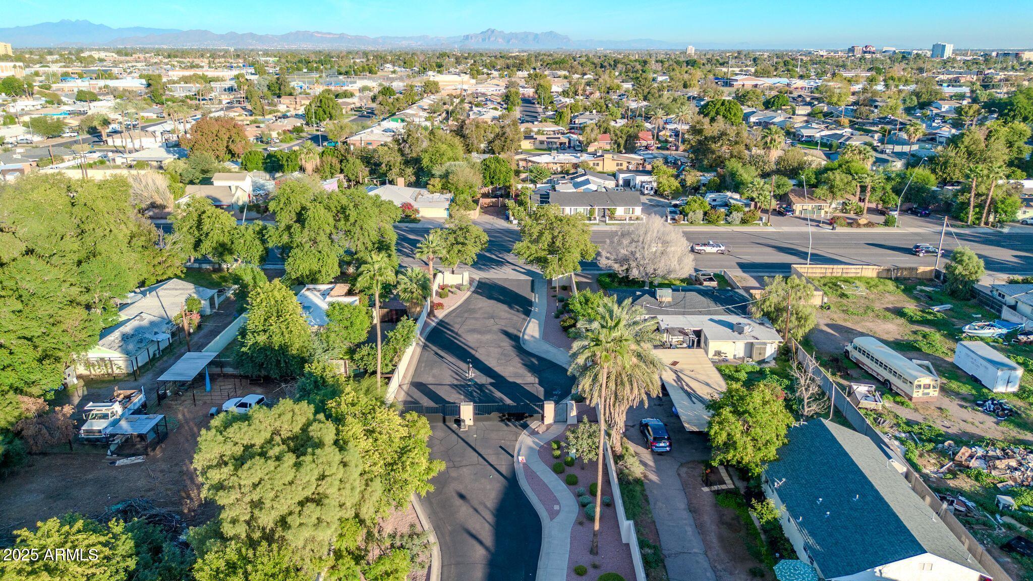 544 North Alma School Road, Unit 28 Mesa, AZ 85201 - Photo 31 of 33 544 N Alma School Rd Drone-5