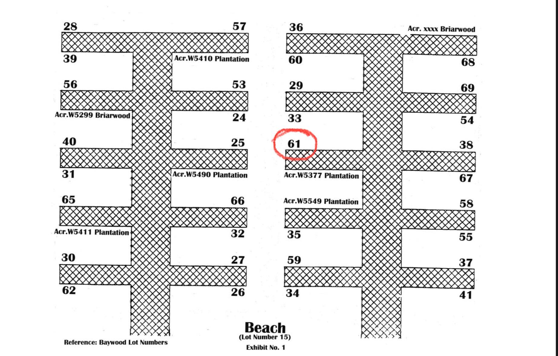 W5303 Briarwood Road Sugar Creek, WI 53121 - Photo 17 of 24 Boat slip map