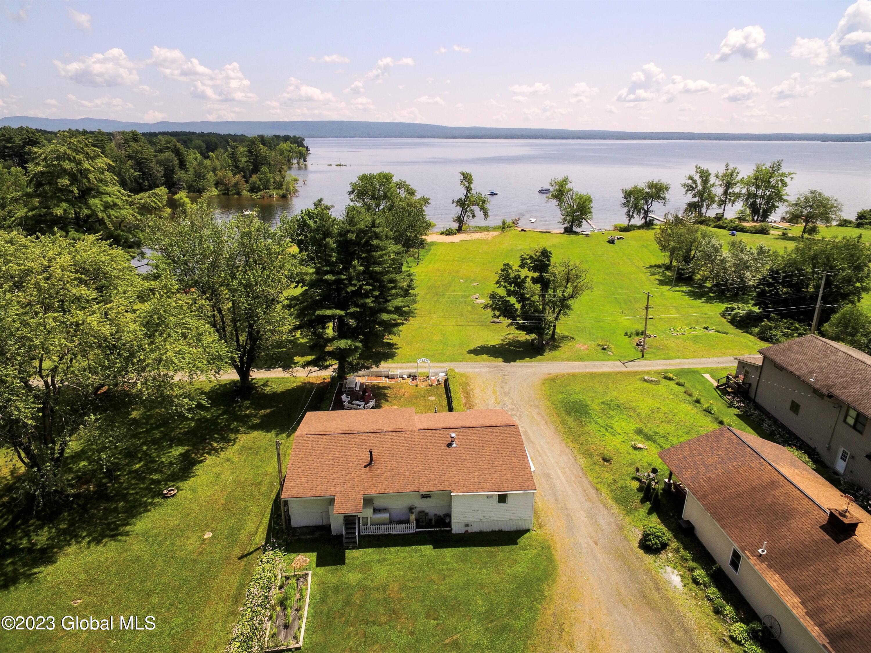 157 Gilbert Road Mayfield, NY 12117 - Photo 3 of 20 Aerial from Behind