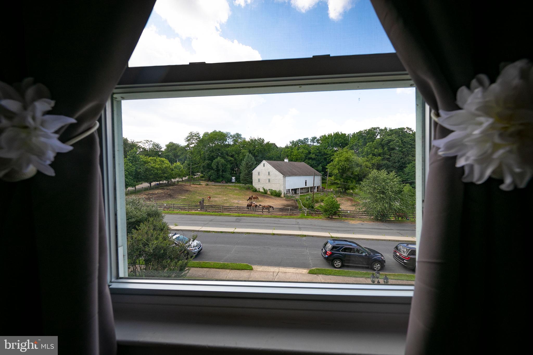 902 East Cathedral Road Philadelphia, PA 19128 - Photo 35 of 37 View Of Horse Stable From Bedroom Window