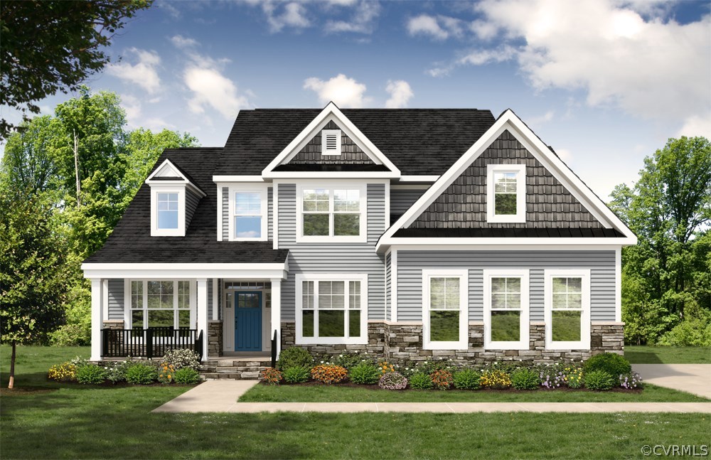 1319 Miners Trail Road Midlothian, VA 23114 - Photo 1 of 1 front view of a house with a yard