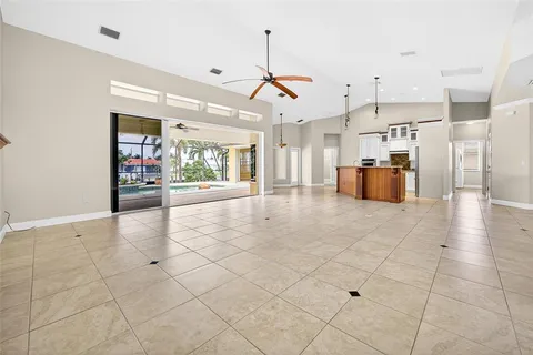 a view of a livingroom with furniture and windows