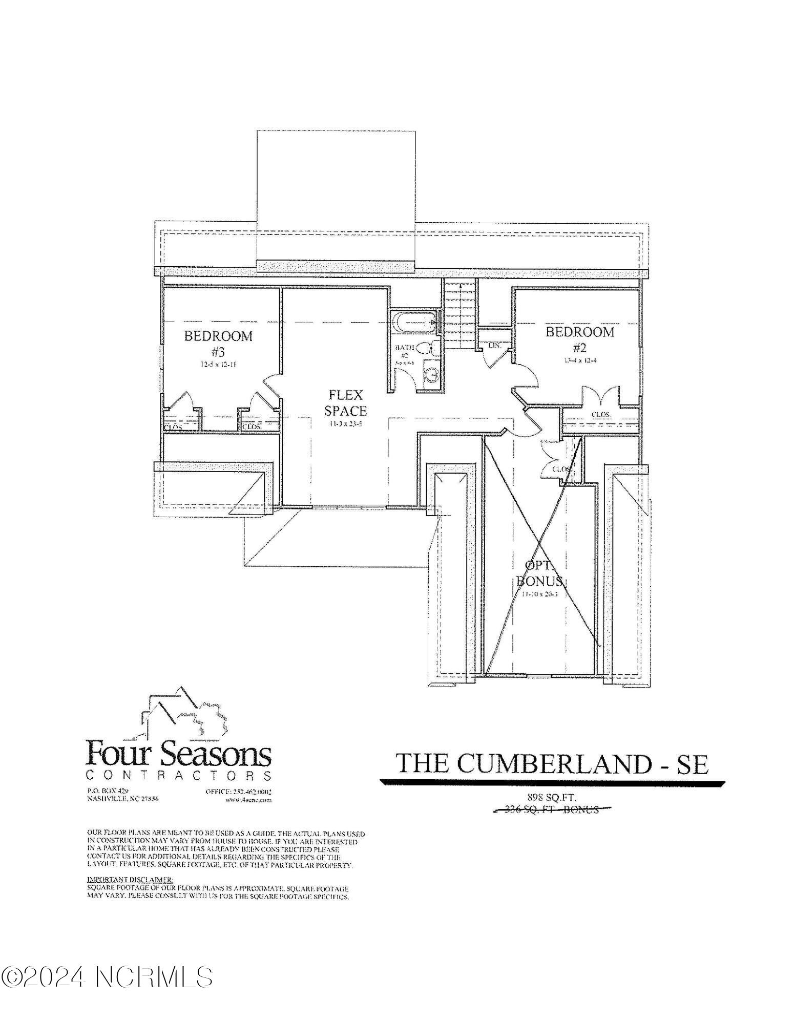 7245 Twin Pines Rd Spring Spring Hope, NC 27882 - Photo 21 of 85 Cumberland- SE 2nd floor - Unfinished Bo