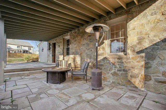 a view of outdoor seating