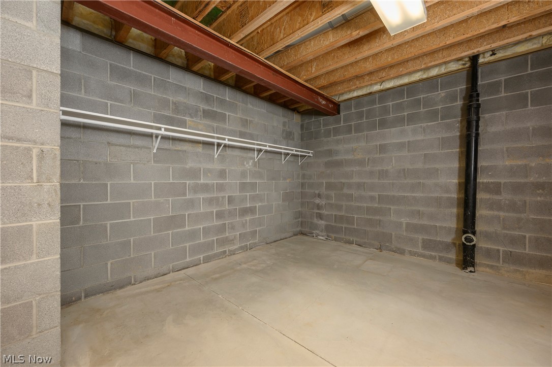 8745 Broadview Road Broadview Heights, OH 44147 - Photo 30 of 49 Unfinished basement area featuring concrete block walls and a concrete floor