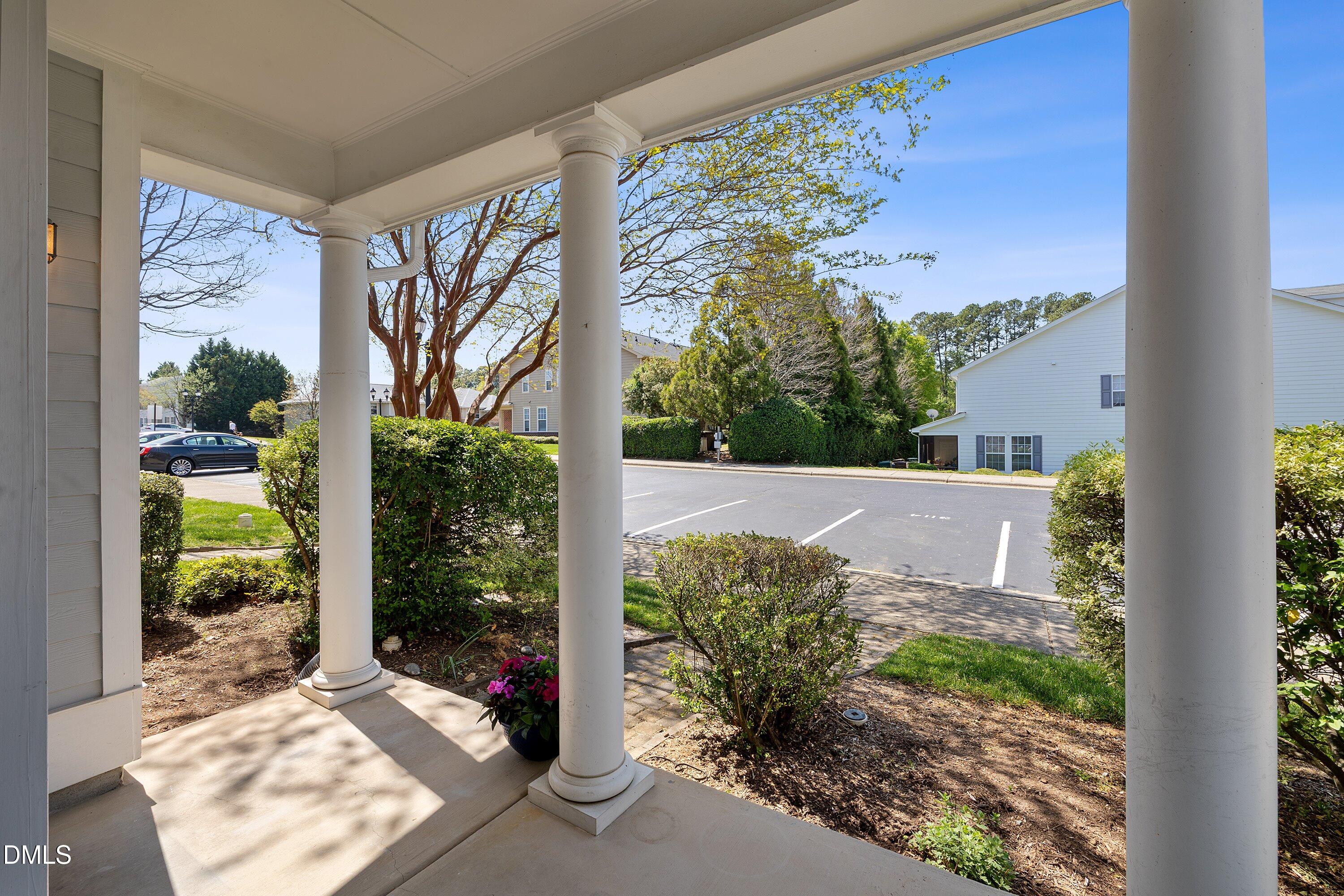 3114 Rapid Falls Road Cary, NC 27519 - Photo 5 of 37 a view of a garden from a windows
