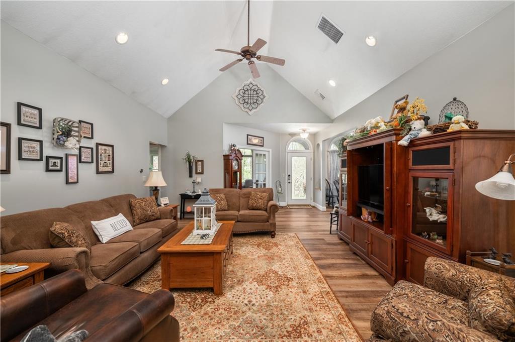 825 Whitestown Road Butler, PA 16001 - Photo 10 of 49 a living room with furniture ceiling fan and a rug