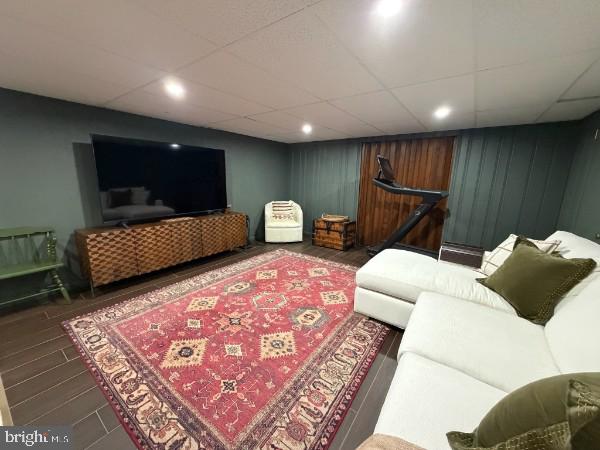 307 Candlewood Road Broomall, PA 19008 - Photo 15 of 18 a living room with furniture and a flat screen tv