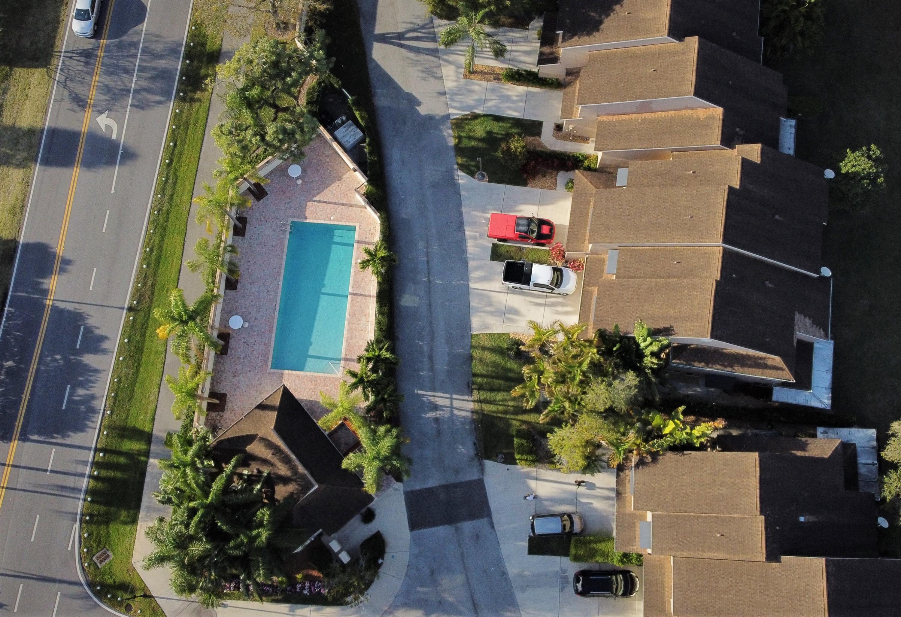 6706 Boca Pines Trail, Unit D Boca Raton, FL 33433 - Photo 23 of 25 23 Community Pool Aerial View